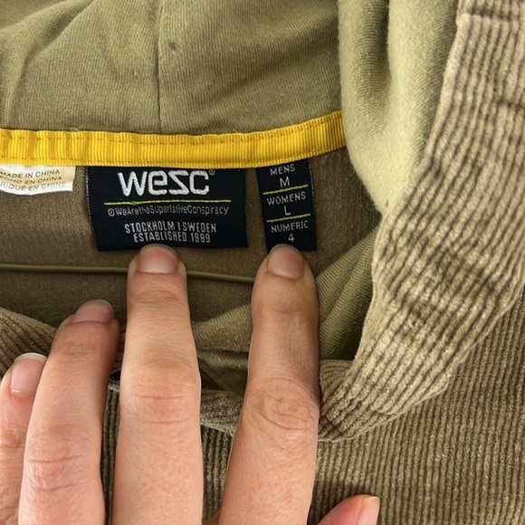 Wesc Tan Mike Corduroy Hoodie - Picture 4 of 7